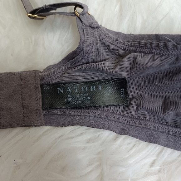 Natori Refined Contour Gray Underwire Bra Sz 34D - Picture 5 of 6